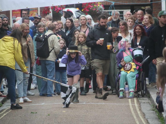 Hastings Old Town Carnival Week 2025: Seaboot Race. Photo by Roberts Photographic.