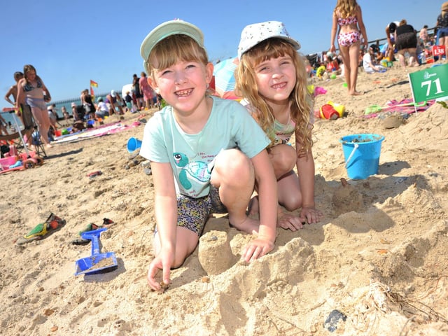 Littlehampton sandcastle competition. Pic S Robards SR2208091