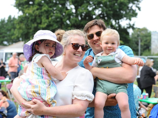 Pictured is: The Shearcroft family from Emsworth. Picture: Sarah Standing (260824-5578)