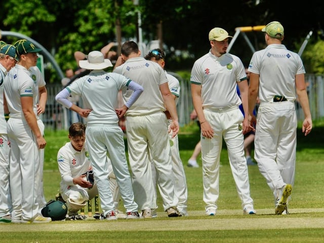 Action from Goring CC's win at Chippingdale in the Sussex Cricket League Division 4 West