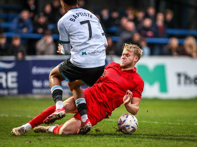 Action from Eastbourne Borough's brilliant 5-2 win away at Dover Athletic in the National League South