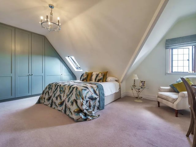 One of two beautifully appointed bedrooms
