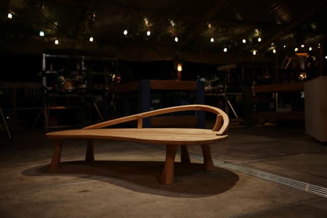 Day bed crafted by University of Brighton student Chloe Hook on C4's series Handmade