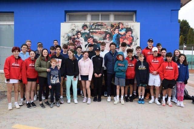 Recent Junior trip to Juan-Carlos Ferrero Tennis Academy in Alicante, Spain