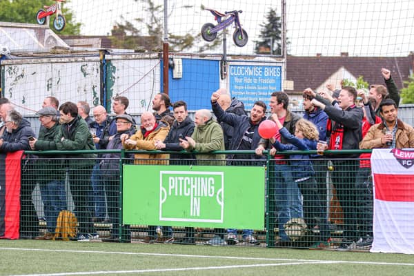 Lewes fans see the league season out at Haringey | Picture: James Boyes