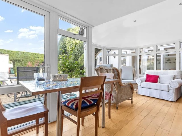 The Conservatory is perfect for soaking up the Sussex sunshine.