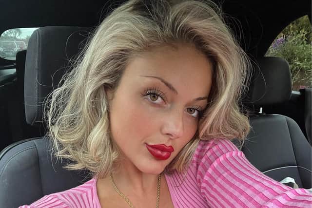 Leylah Dobinson, from Hastings, is hoping to become the new Marilyn Monroe. Picture from Leylah Dobinson