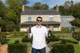 Simon Williams, 41 has won the latest Omaze Million Pound House Draw - a five-bedroom property set amidst enchanting woodland that borders Dartmoor National Park. Picture: Omaze