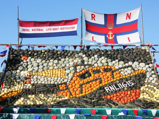 Robin Upton's Slindon Pumpkins display for 2015