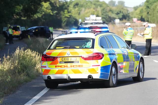 There has been a large emergency response to an incident on the A27 near Arundel. Photo: Eddie Mitchell
