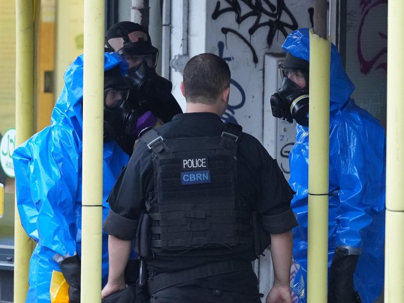 Two men have been arrested following a drug search conducted by the Metropolitan Police at an address in East Sussex.