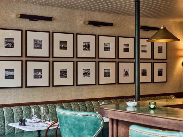The restaurant interiors celebrate Sussex
