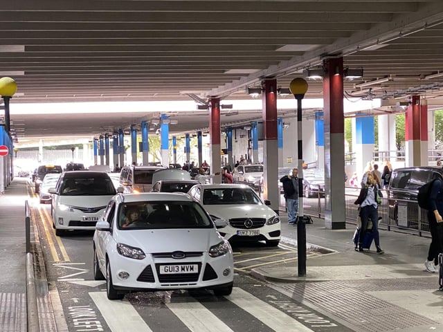 Rail strikes: Pictures show how busy Gatwick Airport is as industrial action continues