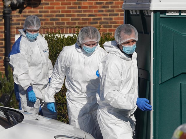 A police presence remains at a property in Sussex, after a man was found dead and a woman and child were seriously injured.