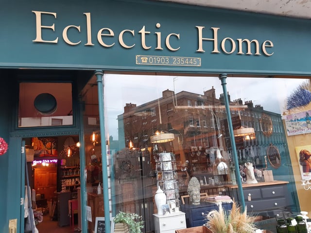 Eclectic Home, in Worthing, is run by Julia Rochford