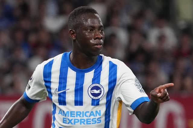Yankuba Minteh of Brighton scored two goals from two games in Japan