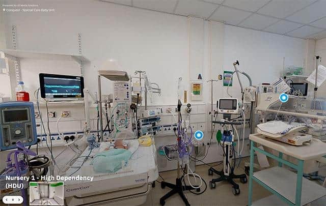 Virtual tours of the 13 neonatal units in Kent, Surrey and Sussex, including the Special Care Baby Unit at Conquest Hospital, were launched on World Prematurity Day, November 17. Picture: Conquest Hospital