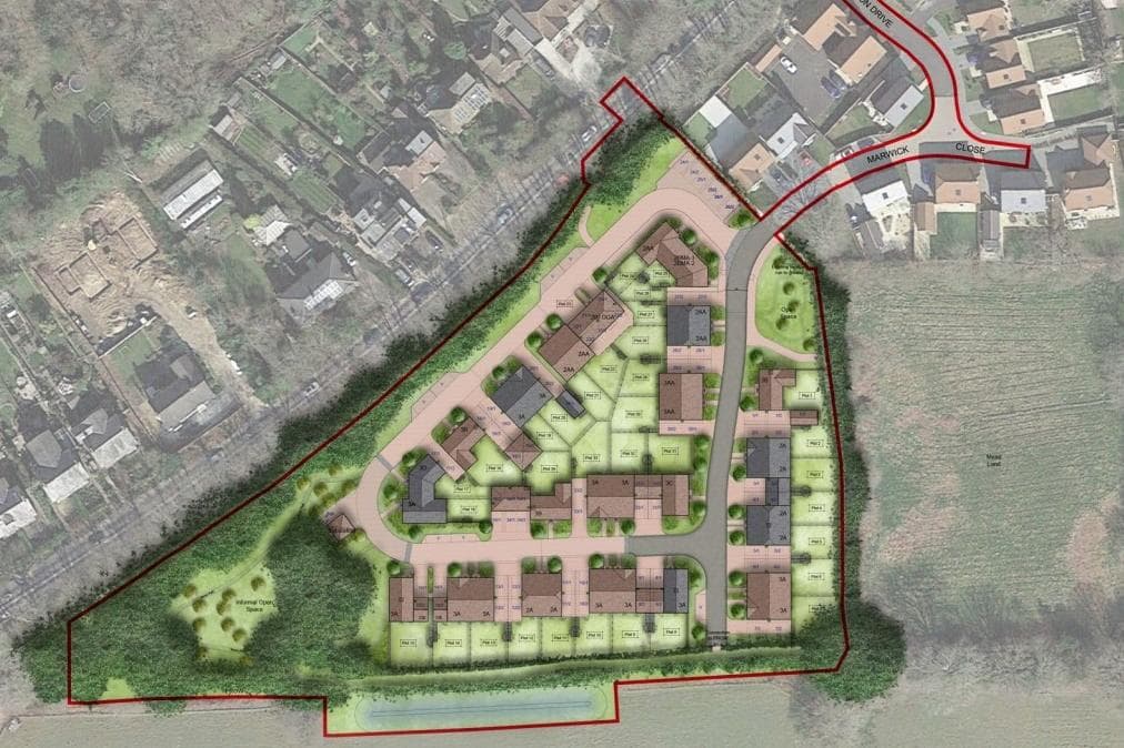 Plans to build 33 homes on a greenfield site in West Sussex village ...