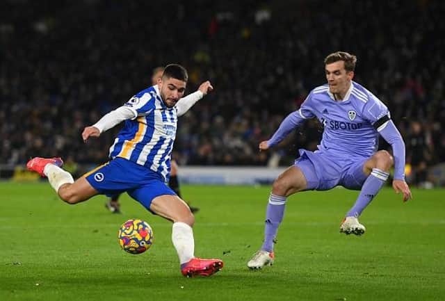 Brighton and Hove Albion hope to continue their fine end of season Premier League form at relegation threatened Leeds United at Elland Road