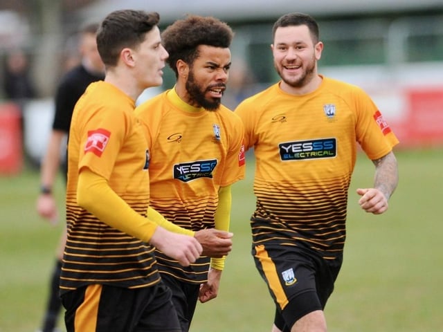 Action from Littlehampton Town 3 Haywards Heath Town 2 in the Isthmian League south east division