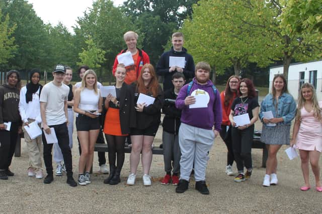 Thomas Bennett students collect their results