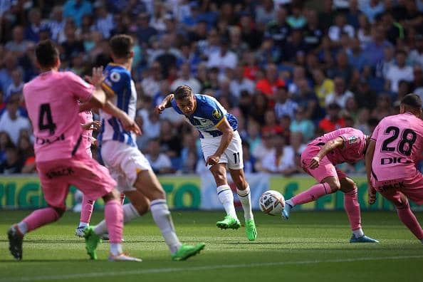 Brighton and Hove Albion attacker Leo Trossard scored a hat-trick in the pre-season friendly against Espanyol at the Amex Stadium