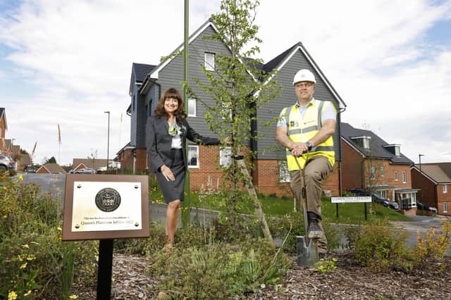 Housebuilder Barratt David Wilson Homes has planted 30 new trees at Wychwood Park in Haywards Heath