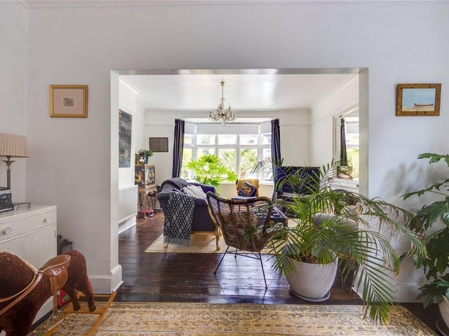Offers over £850,000 are invited for this five-bedroom, semi-detached house in Heene Road, Worthing, which comes to the market with Michael Jones Estate Agents chain free