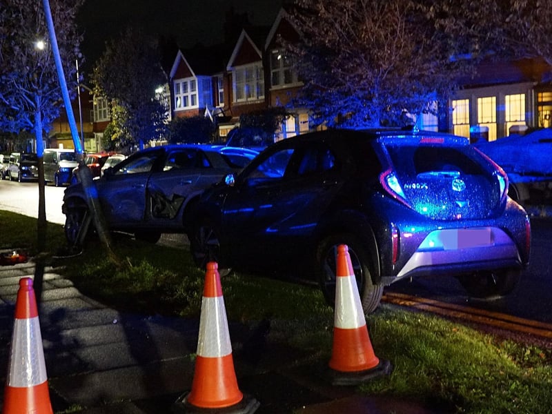 Collision in Victoria Drive, Eastbourne