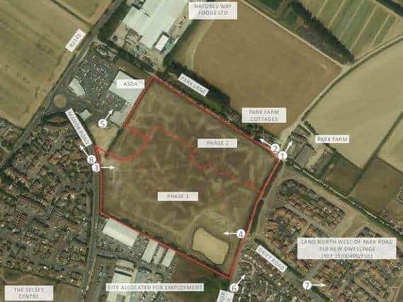Reserved matters plans for 75 new homes in Selsey have been submitted.