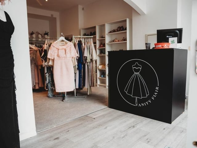 Vanity Flair Boutique in Ferring offers new and pre-loved wedding dresses and occasion wear in a wide range of sizes, and sales are commission based