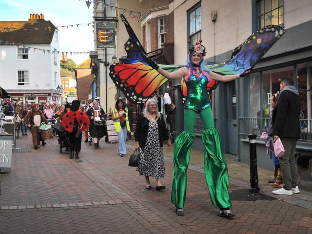 Hastings Storytelling Festival 2024 parade on October 27.