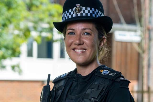 PC Harriet Parkes was named the Sussex Police Undergraduate of the Year by Cumbria University at a special ceremony held at Carlisle Cathedral on Thursday, July 20. Picture: Sussex Police