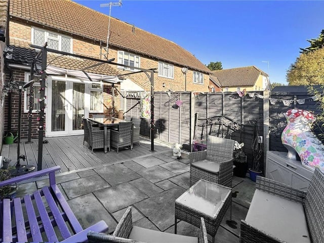 This delightful two-bedroom, end-terrace house in a quiet cul-de-sac has just come on the market with Graham Butt, priced at £330,000.