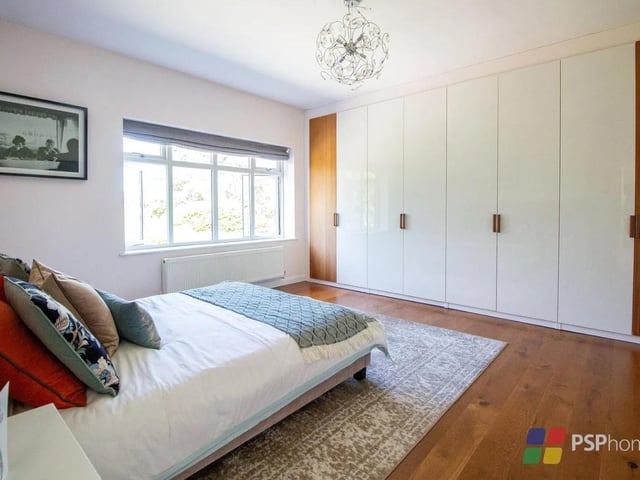 The home has four bedrooms