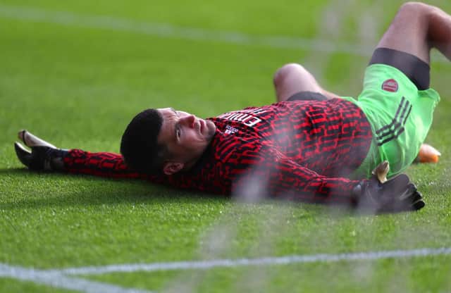 Mat Ryan of Arsenal. (Photo by Catherine Ivill/Getty Images)