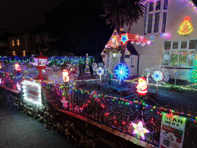 For years, the wonderful display at 2 Offington Avenue has been raising money for St Barnabas House hospice