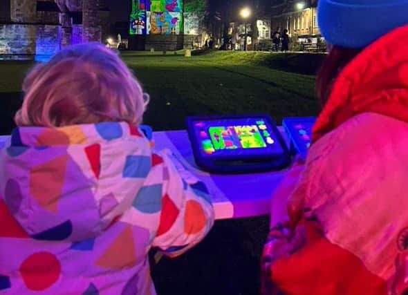 Let it Glow: Chichester's Magical Winter Illuminations on the Cathedral Green is a free interactive experience for everyone to enjoy