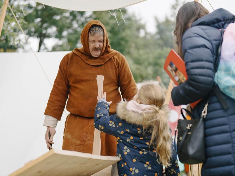 Battle of Hastings reenactment at Battle Abbey 2025. Pic supplied by Tom Arber/English Heritage.