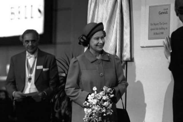 The Queen's visit to Gatwick in 1988