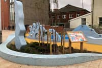 New sea kelp information board at Montague Gardens. Photo: Worthing Borough Council