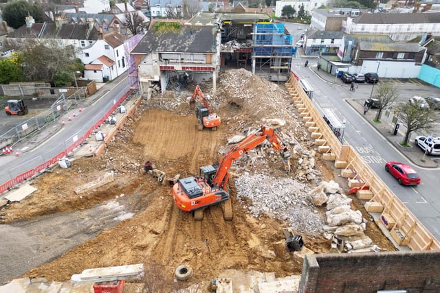 West Sussex supermarket demolition almost complete – to make way for ...