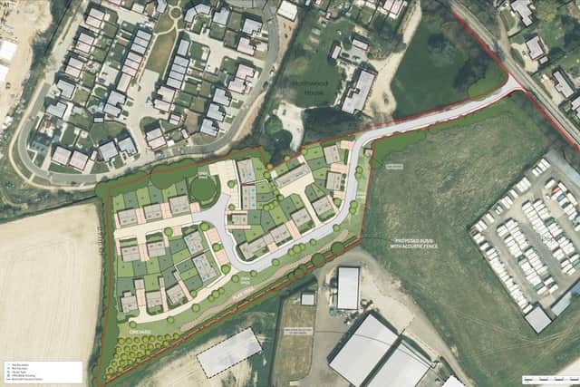 An illustrative masterplan of the site. Image by Thrive