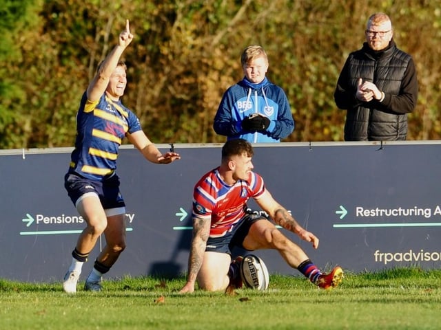 Action from Worthing Raiders v Tonbridge Juddians in National two east