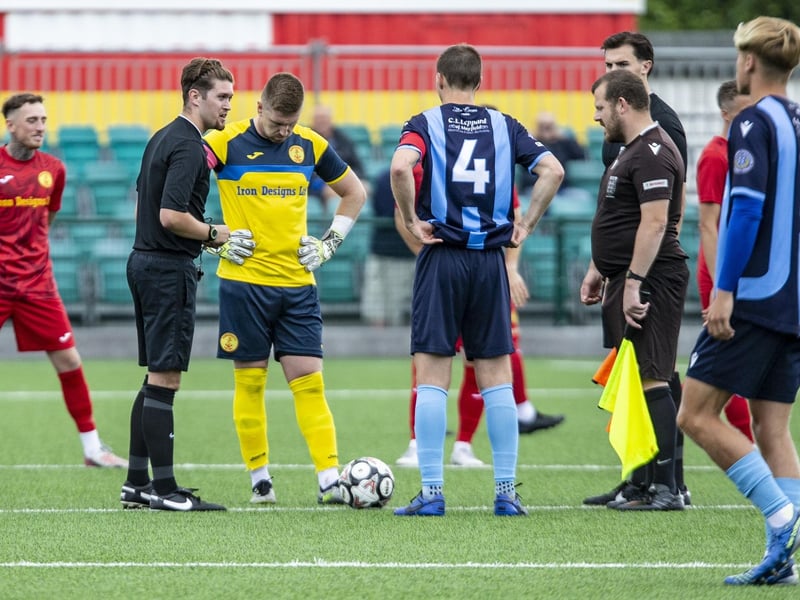 Newhaven v Crowborough Athletic in the SCFL premier