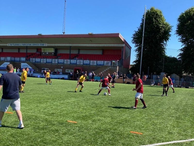 Sussex walking football finals day at Worthing FC