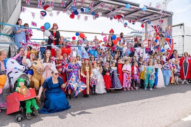 Sue Ludlam sent in this photo of the jubilee, Girlguiding and A and P Beavers celebration at Bognor Regis carnival