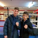 Max Davie and Archie Minter. Picture: Crawley Boxing Club