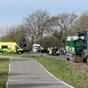 The A27 near Polegate is currently part blocked following a collision. Photo: Sussex News and Pictures