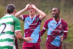 It was a tough afternoon for Hastings United against Waltham Abbey in the FA Trophy | Ben March